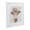 Stupell Industries Betsy Cow with Flowers Framed Print Under Glass, design by Stellar Design Studio